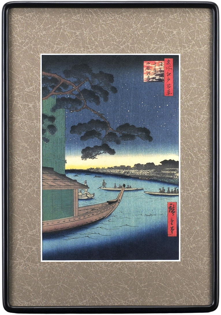 名所江戸百景「浅草川首尾の松御厩河岸 」