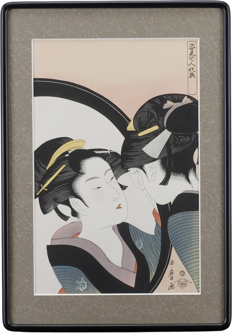 姿見七人化粧「おきた対鏡」