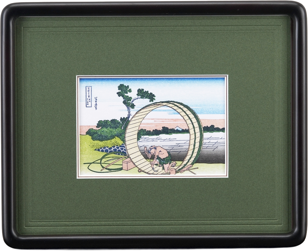 富岳三十六景「尾州不二貝原」