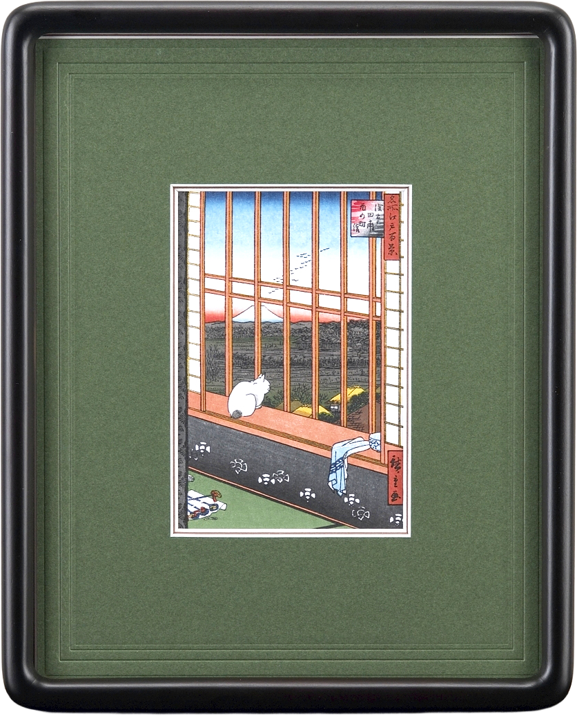 名所江戸百景「浅草田圃酉の町詣」