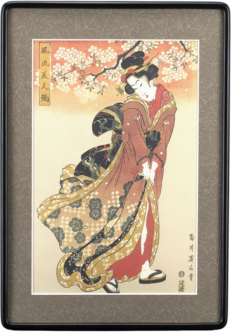 風流美人競「桜下美人」