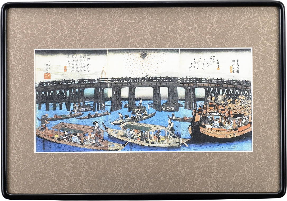 東都両国遊船之図