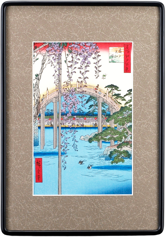 名所江戸百景「亀戸天神境内」