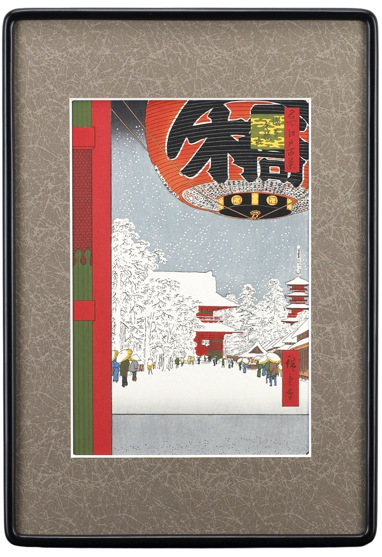 名所江戸百景「浅草金龍山」