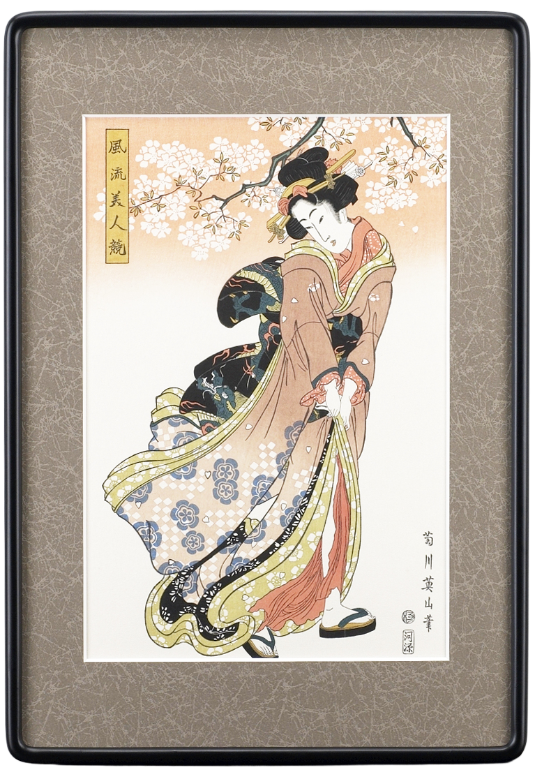 風流美人競「桜下美人」