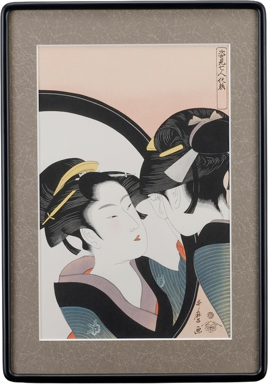 姿見七人化粧「おきた対鏡」