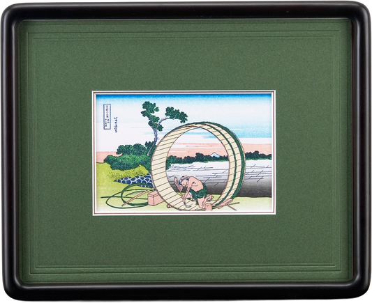 富岳三十六景「尾州不二貝原」