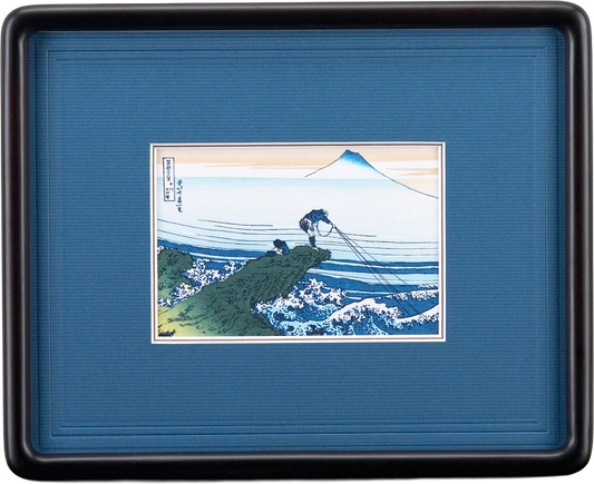 富岳三十六景「甲州石班沢」