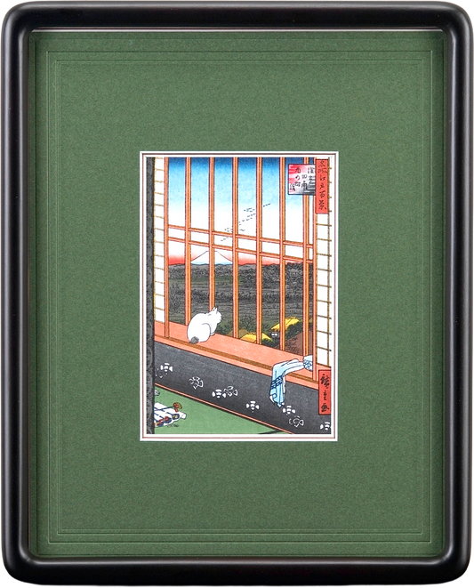 名所江戸百景「浅草田圃酉の町詣」